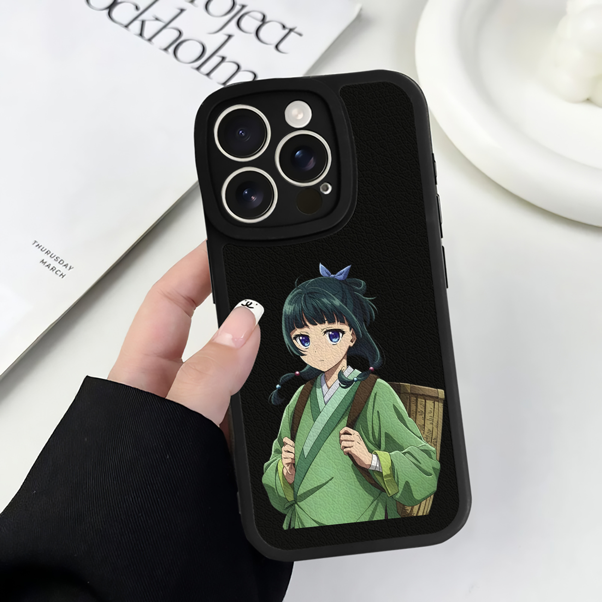 薬屋のひとりごと The Apothecary Diaries 【iPhone 16シリーズ対応】シリコンスマホケース（レザー調） 材質：シリコン
